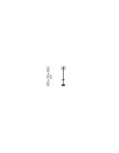 PERCHERO METALICO MAUL GRANDO 8 COLG. PARAGUERO NG.375X1750X365MM
