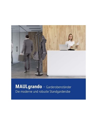 PERCHERO METALICO MAUL GRANDO 8 COLG. PARAGUERO NG.375X1750X365MM