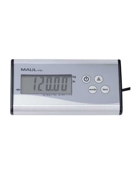 BASCULA PQ.MAUL CARGO VISOR SEP.120 KG PRECISION PESAJE 50GR.A. INOX.