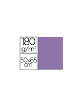 CARTULINA LIDERPAPEL 50X65 180 GR PURPURA PAQUETE 25 2