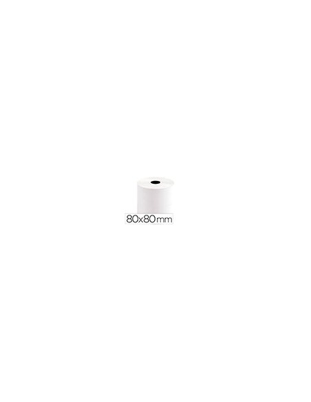 ROLLO SUMADORA TERMICO Q-CON.80MM ANCHO X 80MM  SIN BISFENOL  70 G/M2