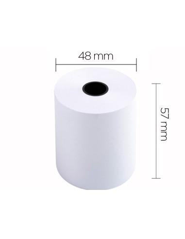 ROLLO SUMADORA TERMICO 57 MM ANCHO X 48 MM DIAMETRO