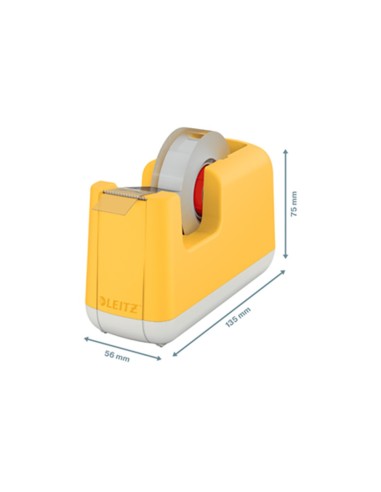 PORTARROLLO LEITZ COSY PLAST.CINTAS 33MT.AM.