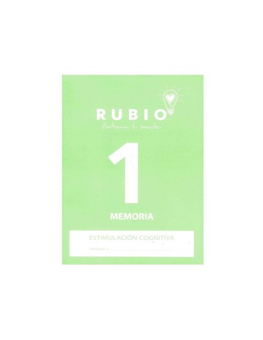 CUADERNO RUBIO ENTRENA TU MENTE ESTIMULACION COGNITIVA MEMORIA 1
