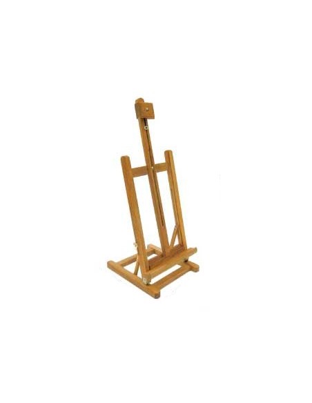 CABALLETE PINTOR ARTIST ESTUDIO SOBREMESA MADERA 28x32x74 CM