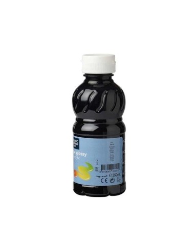 PINTURA ACRILICA L&B BRILLO NEGRO BOTE DE 250 ML