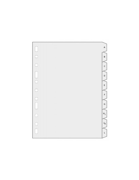 SEP.ALFABETICO MULTIFIN PLASTICO 3005