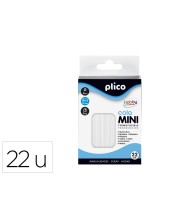BARRA TERMOFUSIBLE PLICO MINI TRANSLUCIDA 8MM X 100MM ALTO 22 UD.