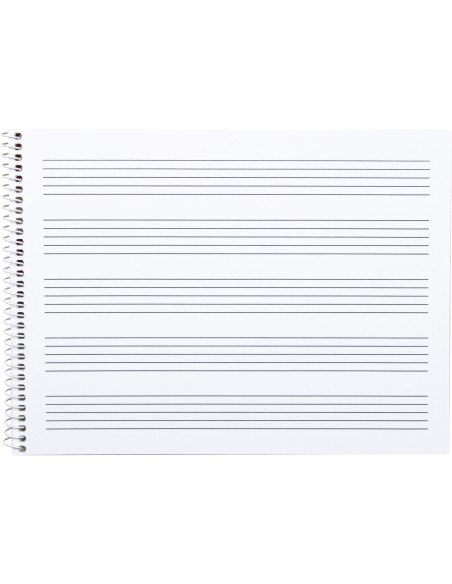 BLOC ESP. LIDERPAPEL MUSICA A5 PENTAGRAMA 4MM 20H 100GR. C/INTERLINEA