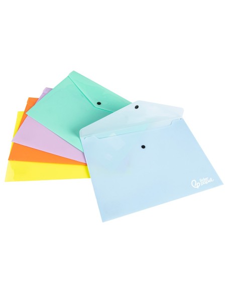 CARPETA DOSSIER BROCHE PP. A4 CEL. OPACO 50H.