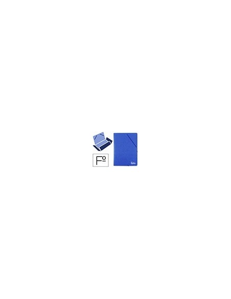 CARPETA GOMAS LIDERPAPEL FL CARTON PRESPAN 3 SOLAPAS AZ.