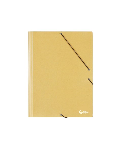CARPETA GOMAS LIDERPAPEL A3 CARTON PRESPAN 3 SOLAPAS AM.