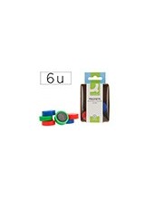 IMAN SUJECION Q-CON.IDEAL PIZARRAS MAGNETICAS 20MM SURT.CAJA 6 UD. 2