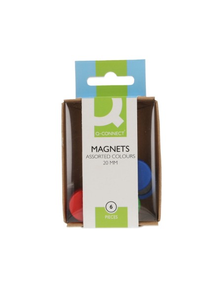 IMAN SUJECION Q-CON.IDEAL PIZARRAS MAGNETICAS 20MM SURT.CAJA 6 UD.