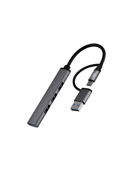 HUB TNB ULTRAFINO USB-A /USB-C 4XUSB-A ALUMINIO