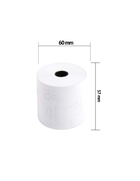 ROLLO SUMADORA EXACOMPTA TERMICO 57MM X 60MM 55 G/M2 SIN BISFENOL A