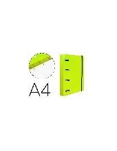 CARPETA RECAMBIO  A4 5MM 100H. 80G PP. 4AN.25MM AM. 2