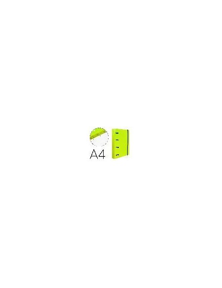 CARPETA RECAMBIO  A4 5MM 100H. 80G PP. 4AN.25MM AM.
