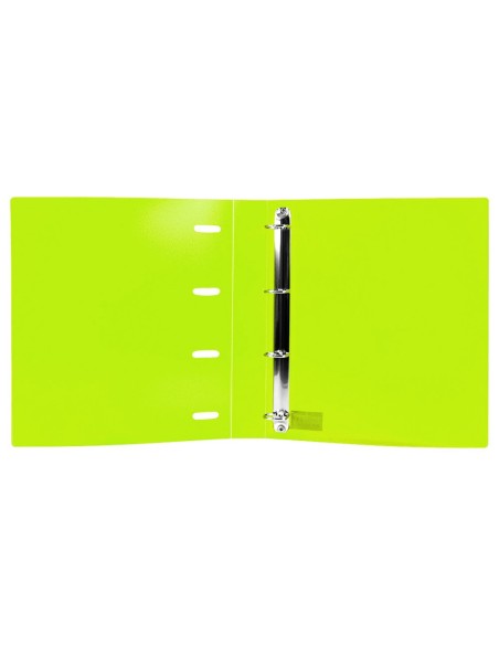 CARPETA RECAMBIO  A4 5MM 100H. 80G PP. 4AN.25MM AM.