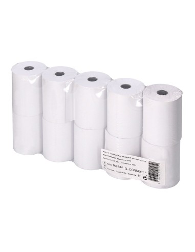 ROLLO SUMADORA TERMICO Q-CON.80MM ANCHO X 60MM DIAMETRO PAPEL 70 G/M2