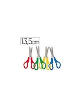 TIJERA ESCOLAR ZURDOS 13,5 CM UNIDAD 2