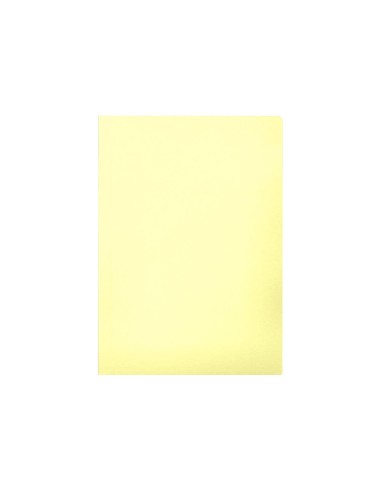 SUBCARPETA FL 180 GR. LIDERPAPEL AMARILLO PASTEL C/50