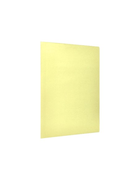 SUBCARPETA FL 180 GR. LIDERPAPEL AMARILLO PASTEL C/50