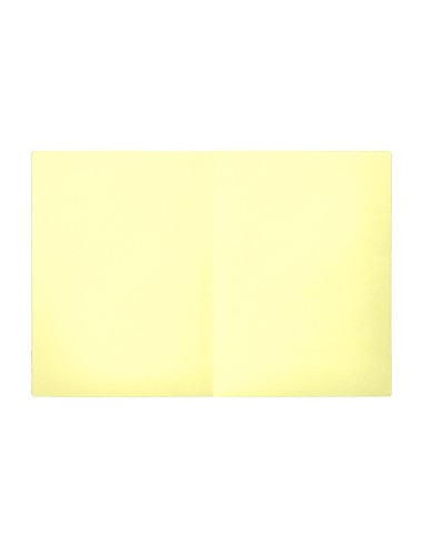 SUBCARPETA FL 180 GR. LIDERPAPEL AMARILLO PASTEL C/50