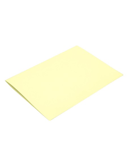 SUBCARPETA FL 180 GR. LIDERPAPEL AMARILLO PASTEL C/50