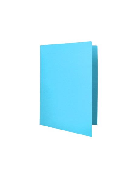 SUBCARPETA FL 180 GR. LIDERPAPEL AZUL PASTEL