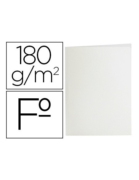 SUBCARPETA FL 180 GR. LIDERPAPEL BLANCO
