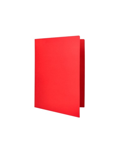 SUBCARPETA FL 180 GR. LIDERPAPEL ROJO PASTEL