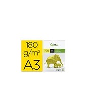 CARTULINA DIN A3 AMARILLO 180 GR PAQUETE 100 H 2