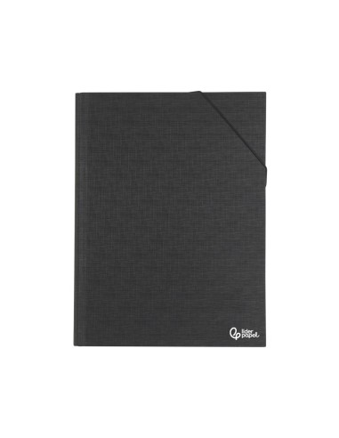 CARPETA CLASIF.A C.FORRADO FUELLE NEGRO 12 DEPARTAMENTOS