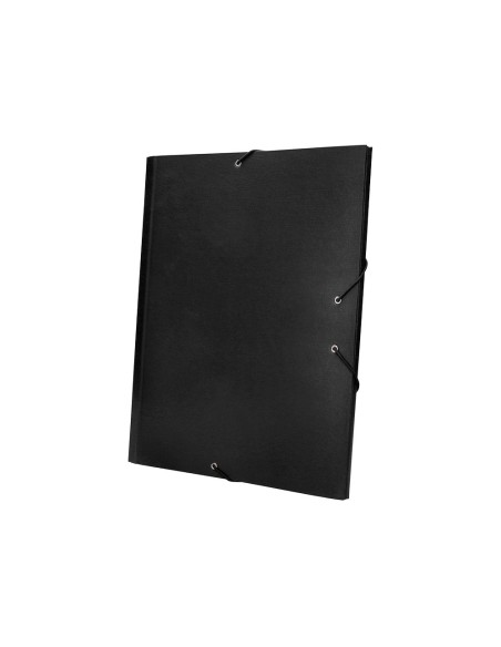 CARPETA CLASIF.A C.FORRADO FUELLE NEGRO 12 DEPARTAMENTOS