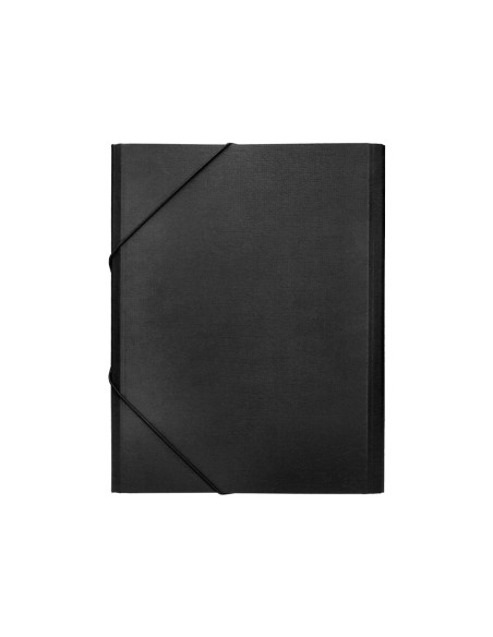 CARPETA CLASIF.A C.FORRADO FUELLE NEGRO 12 DEPARTAMENTOS