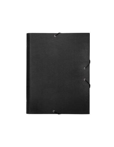 CARPETA CLASIF.A C.FORRADO FUELLE NEGRO 12 DEPARTAMENTOS