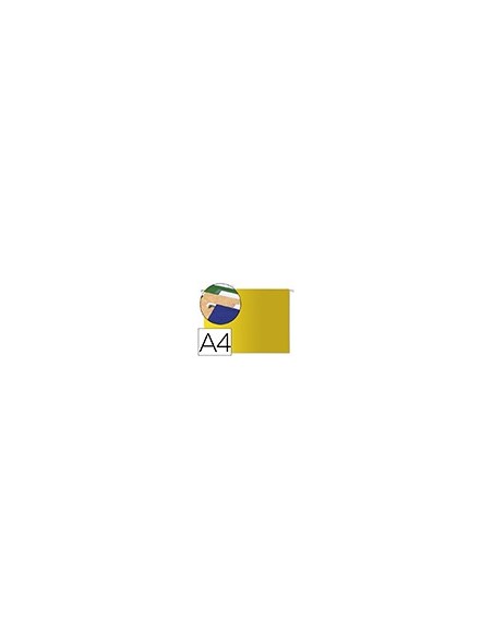 CARPETA COLGANTE A4 VISOR SUP. LIDERPAPEL AMARILLO