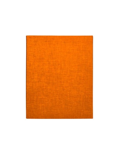 CARPETA 4 A 25 MM C.FORRADO FL.COAT SOL.MINICLIPS I-NARANJA