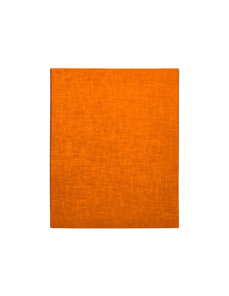 CARPETA 4 A 25 MM C.FORRADO FL.COAT SOL.MINICLIPS I-NARANJA
