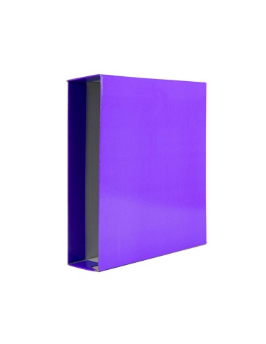 CAJA ARCHIVADOR PALANCA DOCUMENTA FL CARTON LOMO 75MM LILA