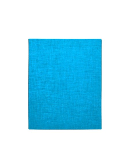 CARPETA 4A.25 MM MIXTAS LIDERPAPEL A4 CARTON FORRADO PVC AZUL KA06