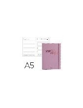 AGENDA OFICINA  2027 ENCUAD. CLOUDY D/P A5 BILINGUE 70G PAPEL FSC 2
