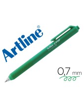 BOLIGRAFO ARTLINE J-POP ECO GREEN RETRACTIL TINTA GEL 0,7MM VE.