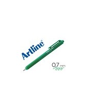 BOLIGRAFO ARTLINE J-POP ECO GREEN RETRACTIL TINTA GEL 0,7MM VE. 2