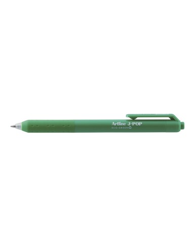 BOLIGRAFO ARTLINE J-POP ECO GREEN RETRACTIL TINTA GEL 0,7MM VE.
