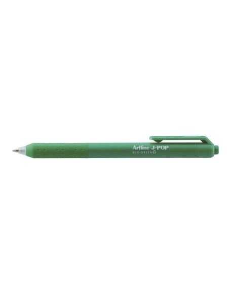 BOLIGRAFO ARTLINE J-POP ECO GREEN RETRACTIL TINTA GEL 0,7MM VE.