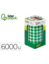GOMETS  AUTOADHESIVO CIRCULOS 10,5MM VE. ROLLO 6000 UD.EN CAJA CARTON