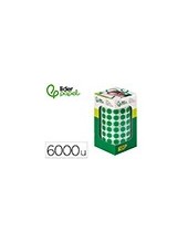 GOMETS  AUTOADHESIVO CIRCULOS 10,5MM VE. ROLLO 6000 UD.EN CAJA CARTON 2