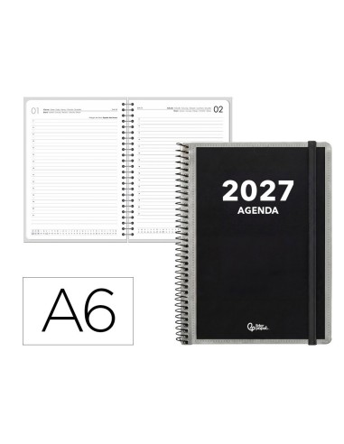 AGENDA OFICINA  2027 ESP.PERSONALIZABLE D/P A6 BILINGUE 70G PAPEL FSC